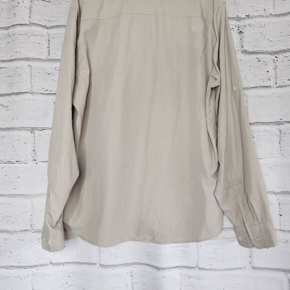Marmot Mountain Works Mens Beige Long Sleeve Button-Down Shirt Size XL - Picture 6 of 9